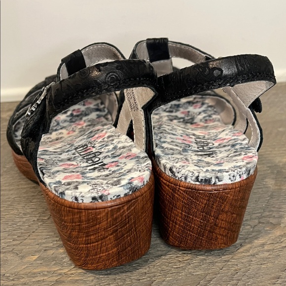 Alegria Women's Summer Leather Wedge Sandal EU 38 US 8/8.5 - Picture 7 of 10